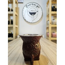 Mate Camionero (Cuero Repujado Marrón)