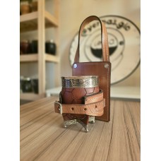 Porta Mate (CUERO MARRON)