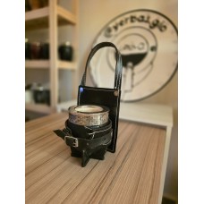 Porta Mate (CUERO NEGRO)
